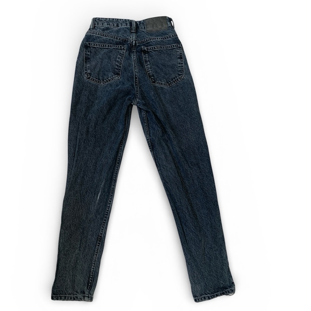 Zara High Rise Dark Blue Women's Jeans - Picture 2 of 5